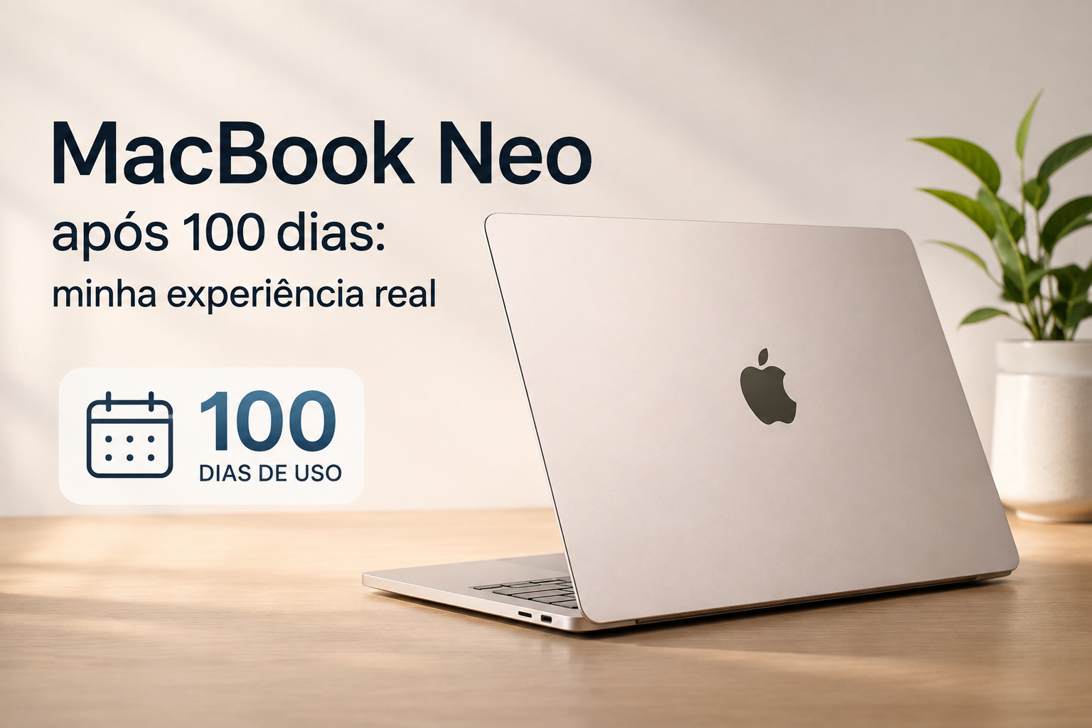 MacBook Neo após 100 dias: minha experiência real