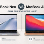 MacBook Neo vs MacBook Air M1: qual vale mais a pena?